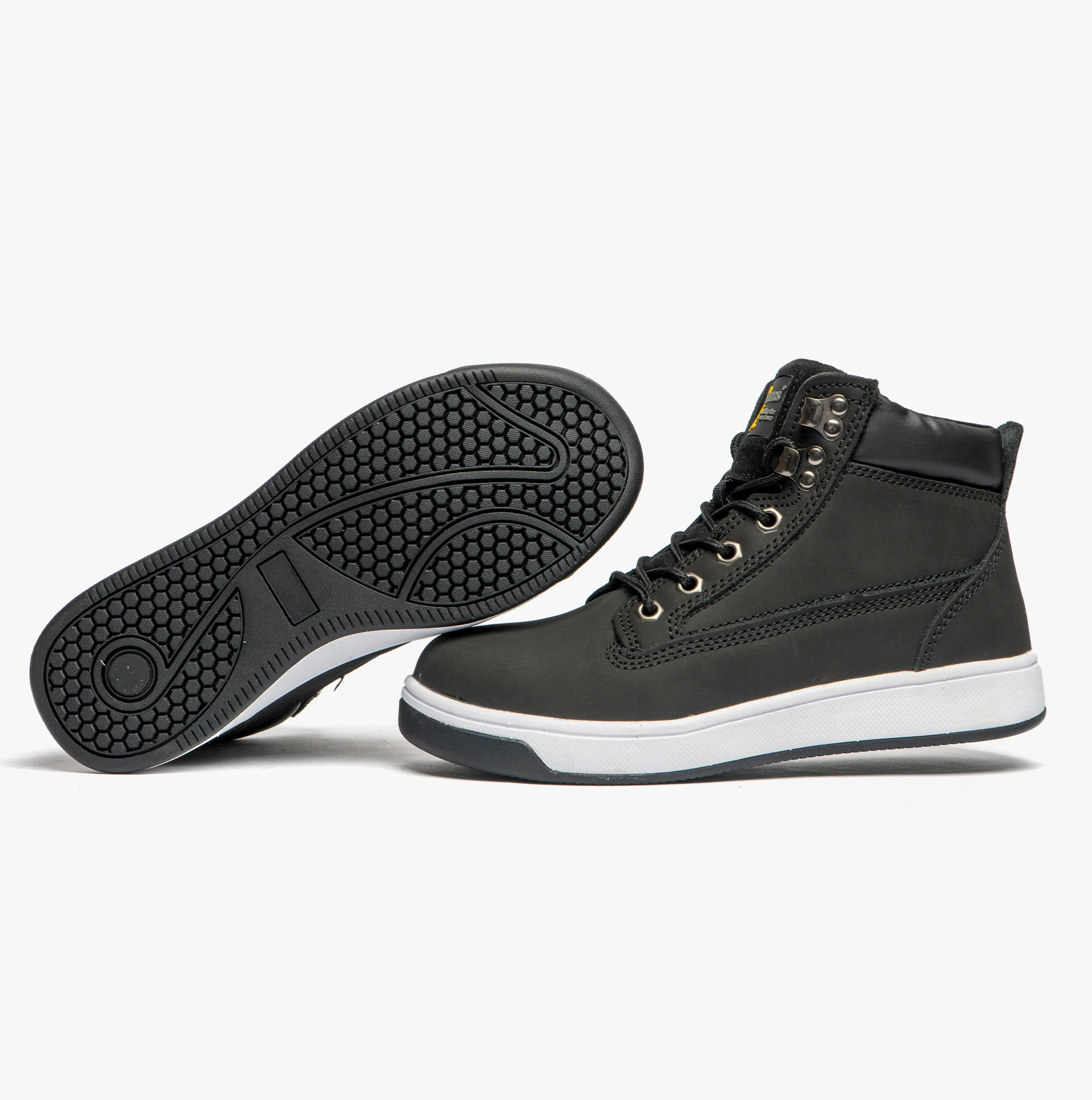 Grafters M057A Unisex Safety Trainer Boots Black - Image 8