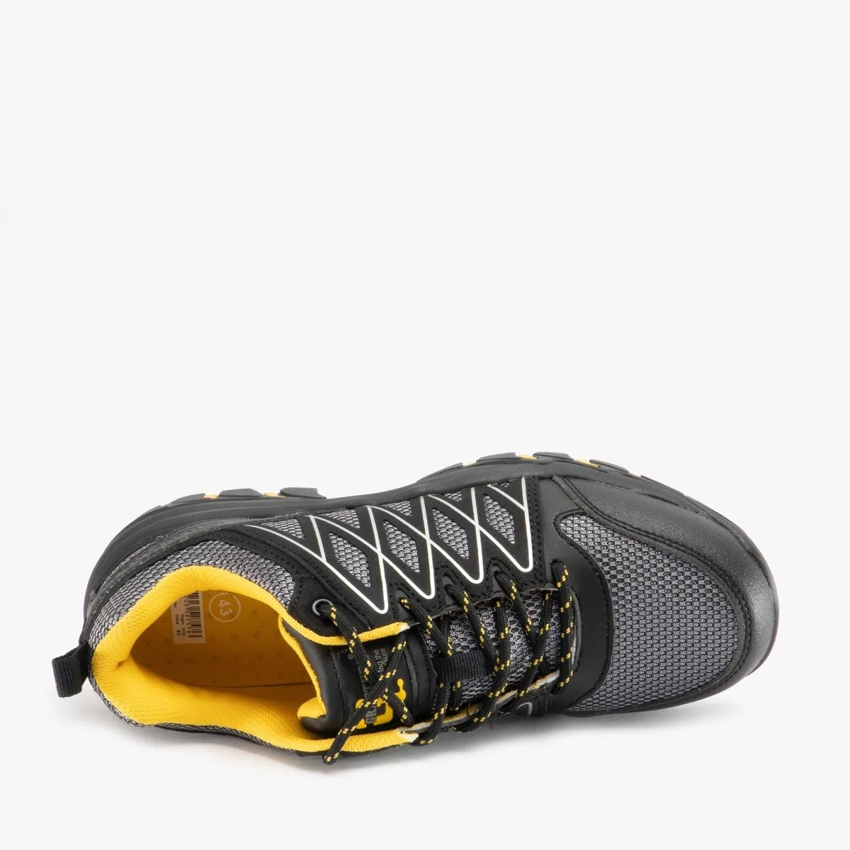 Grafters M065F Unisex Safety Trainers Grey/Black - Image 9