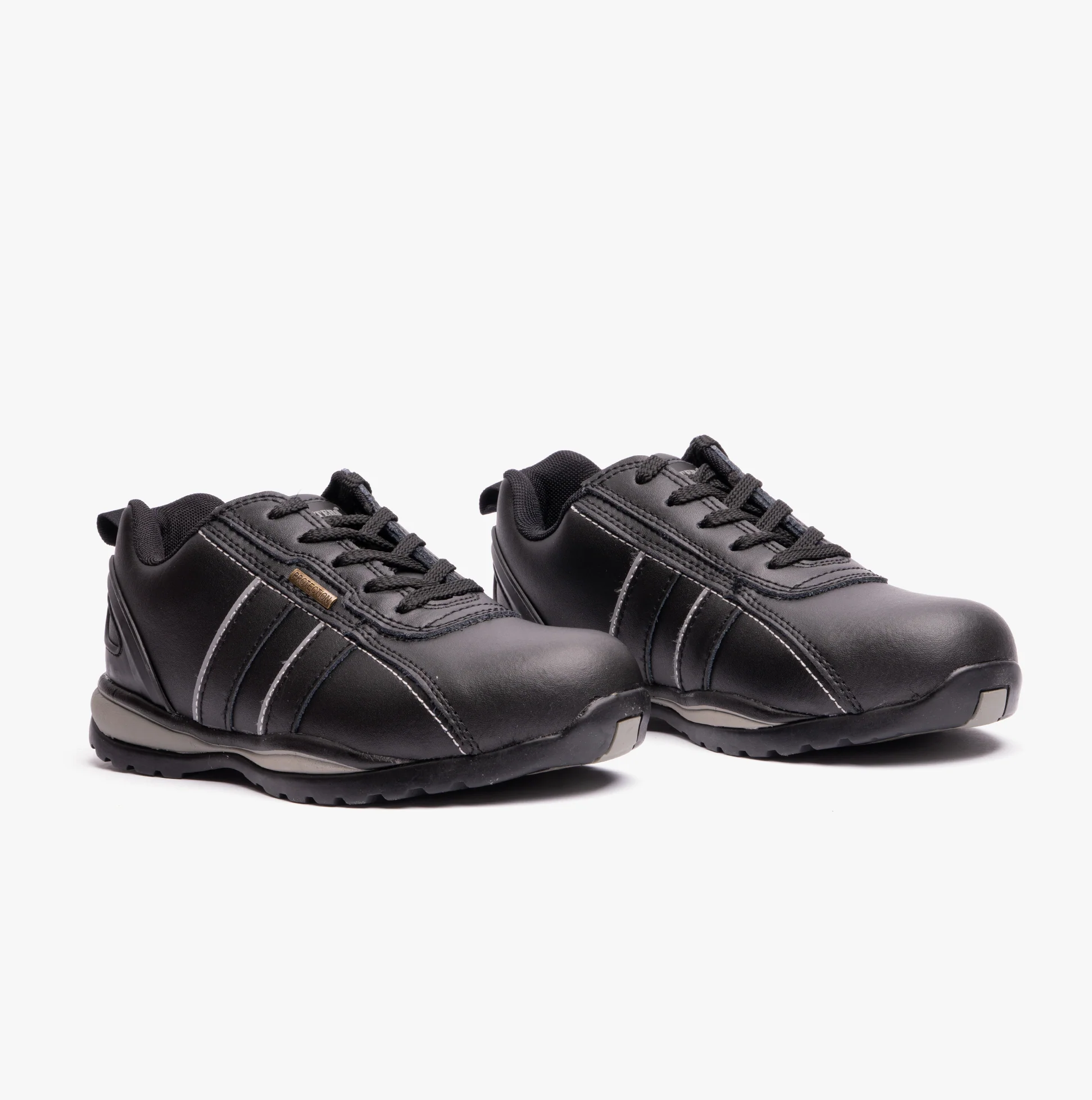 Grafters M090A Unisex Safety Trainers Black - Image 4