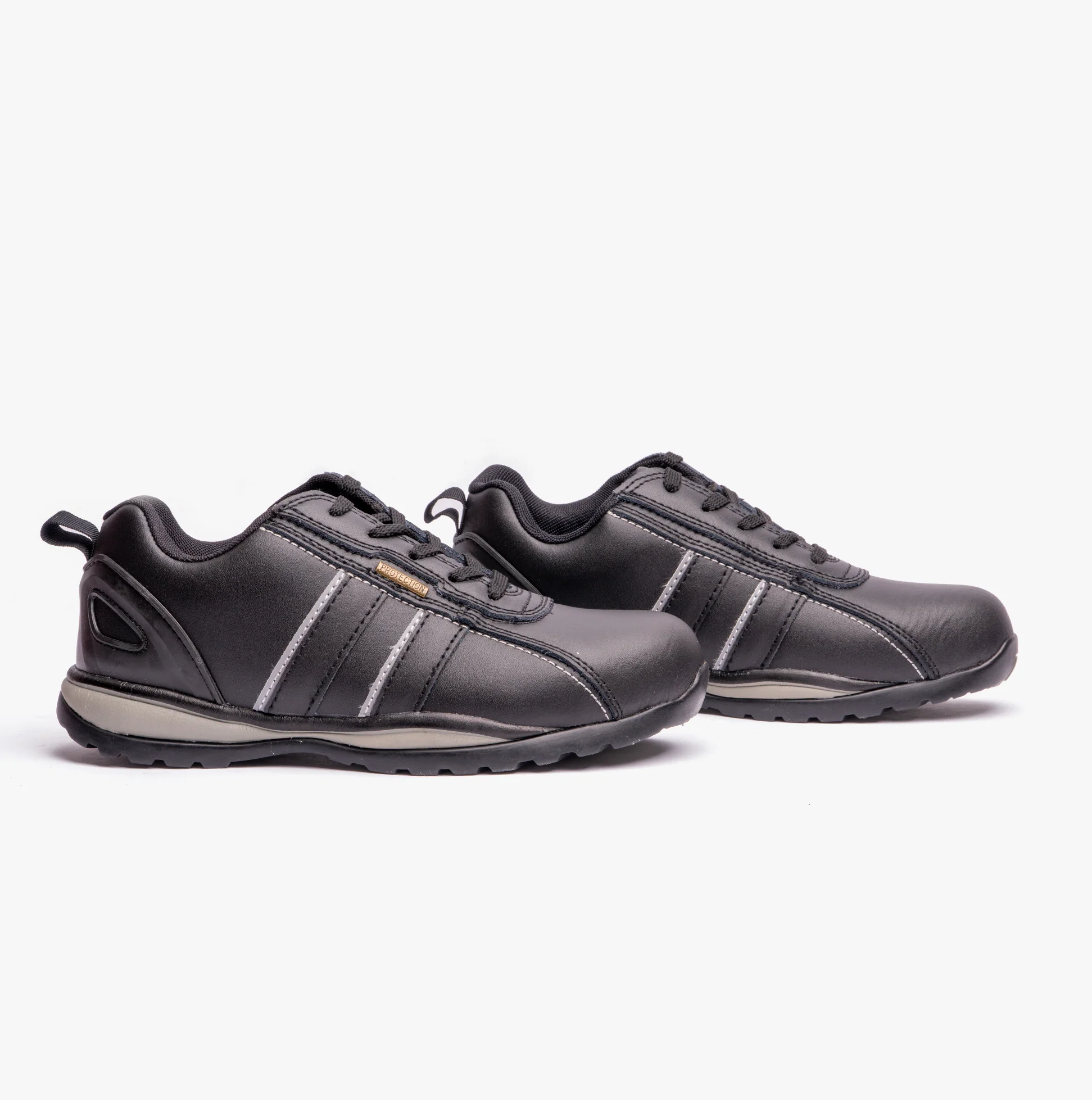 Grafters M090A Unisex Safety Trainers Black - Image 5