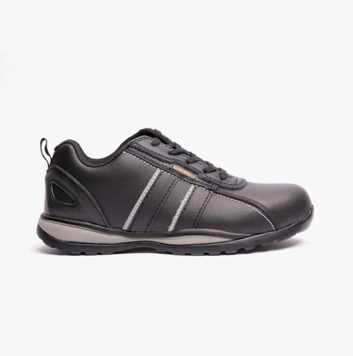 Grafters M090A Unisex Safety Trainers Black - Image 7