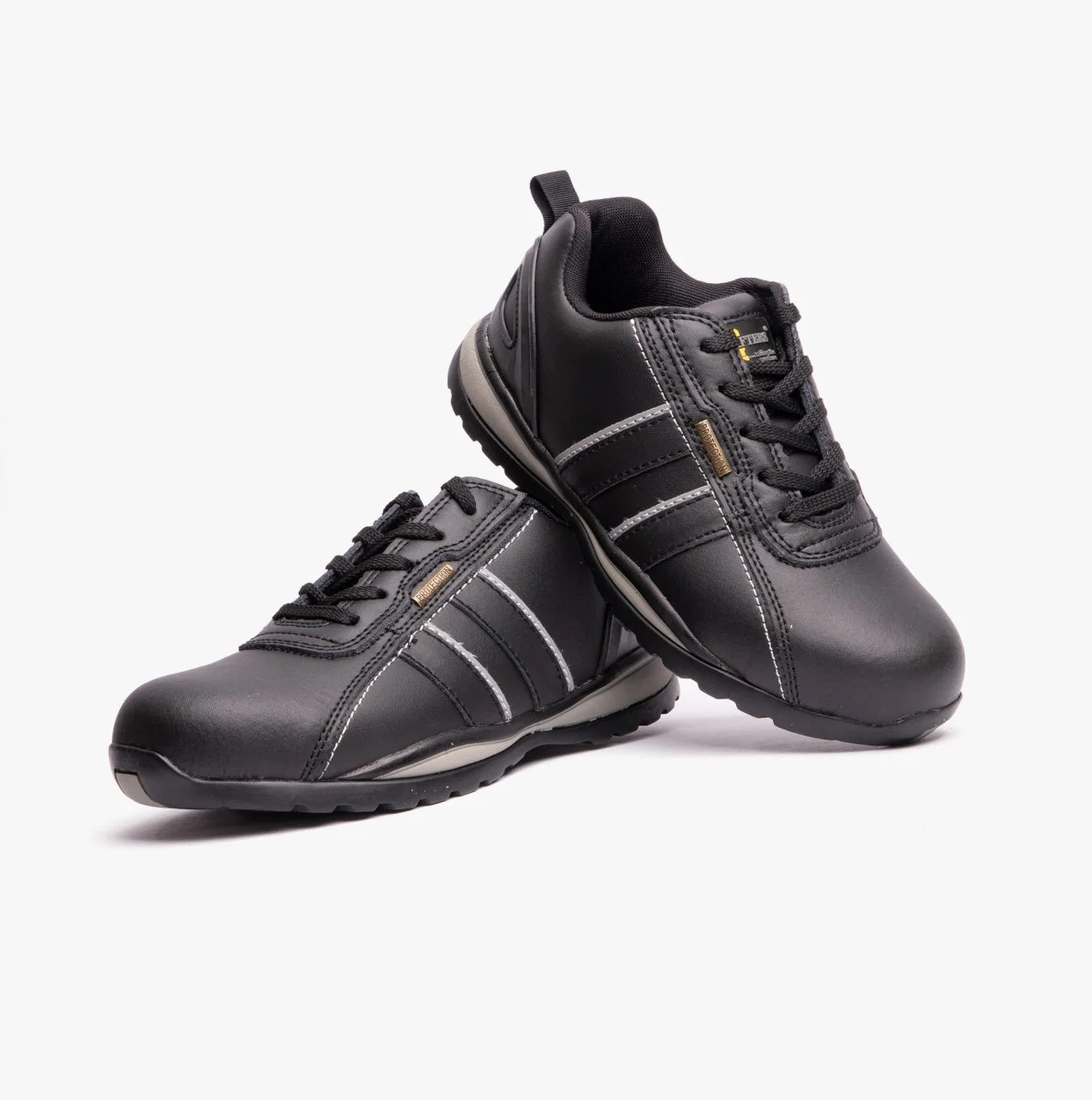 Grafters M090A Unisex Safety Trainers Black - Image 8