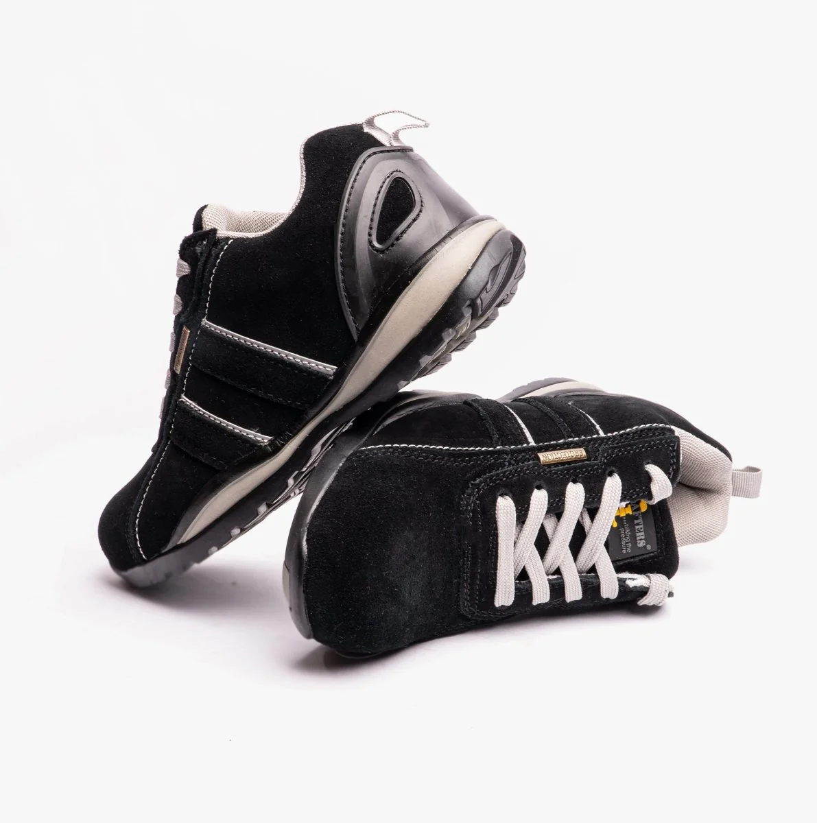 Grafters M090AS Unisex Safety Trainers Black/Grey - Image 12