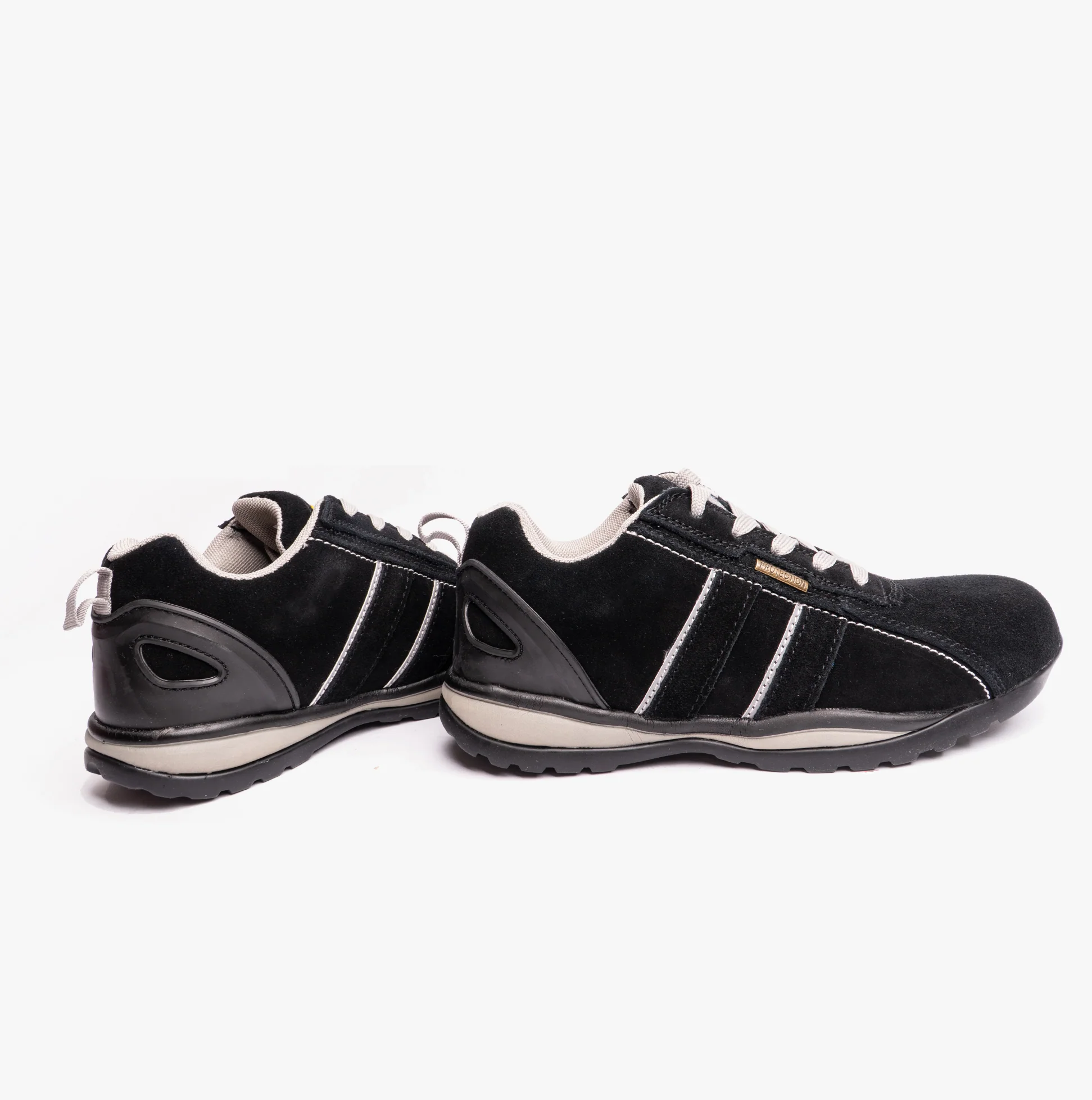 Grafters M090AS Unisex Safety Trainers Black/Grey - Image 2