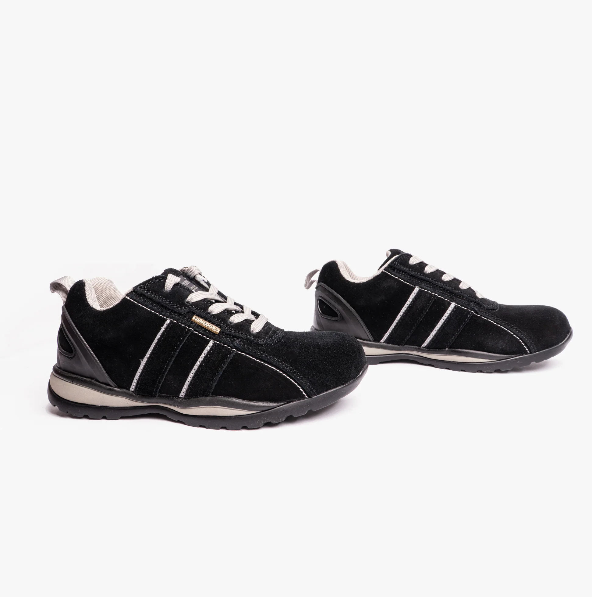 Grafters M090AS Unisex Safety Trainers Black/Grey - Image 3