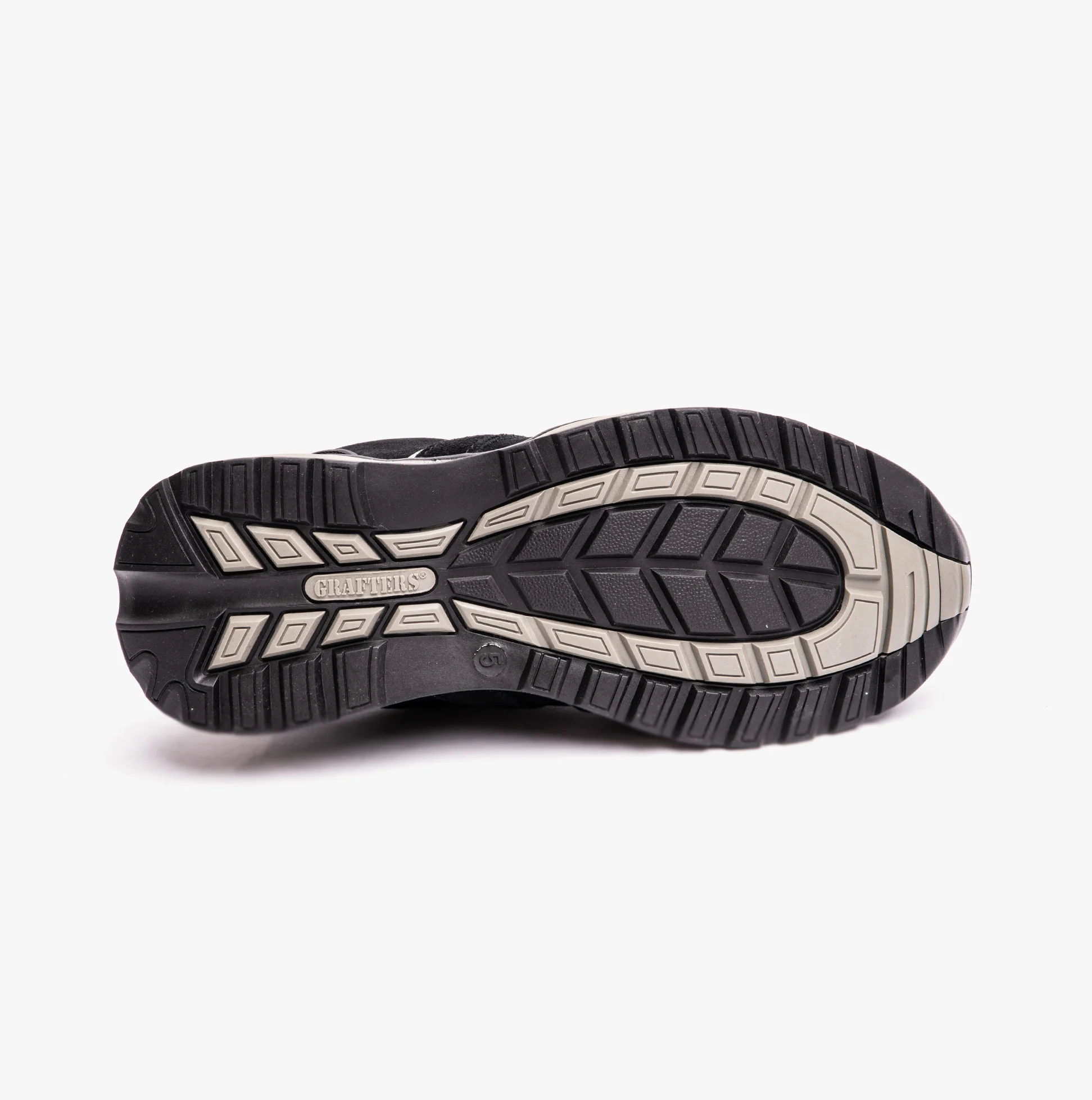 Grafters M090AS Unisex Safety Trainers Black/Grey - Image 7