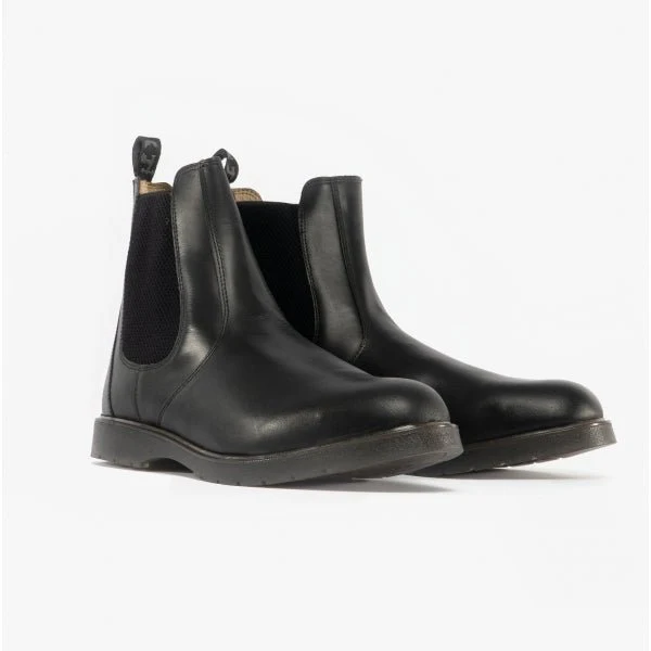 Grafters BELGRAVIA Unisex Chelsea Boots Black - Image 11