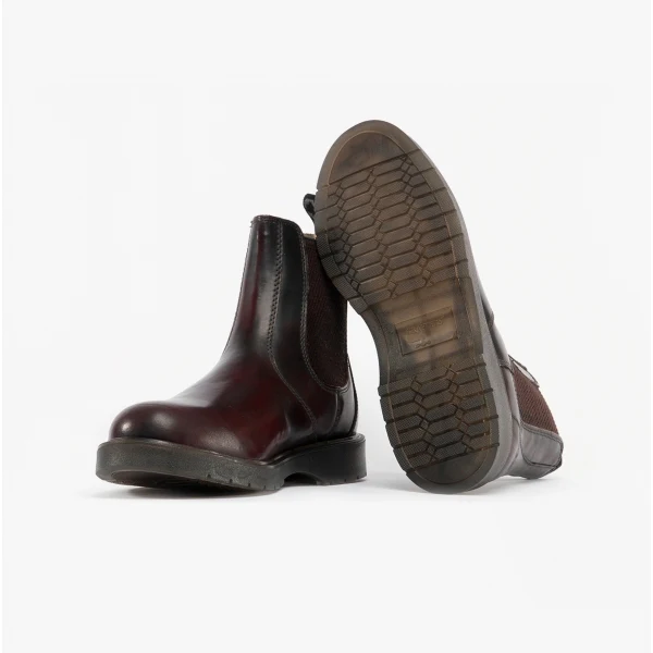 Grafters BELGRAVIA Unisex Chelsea Boots Oxblood - Image 5