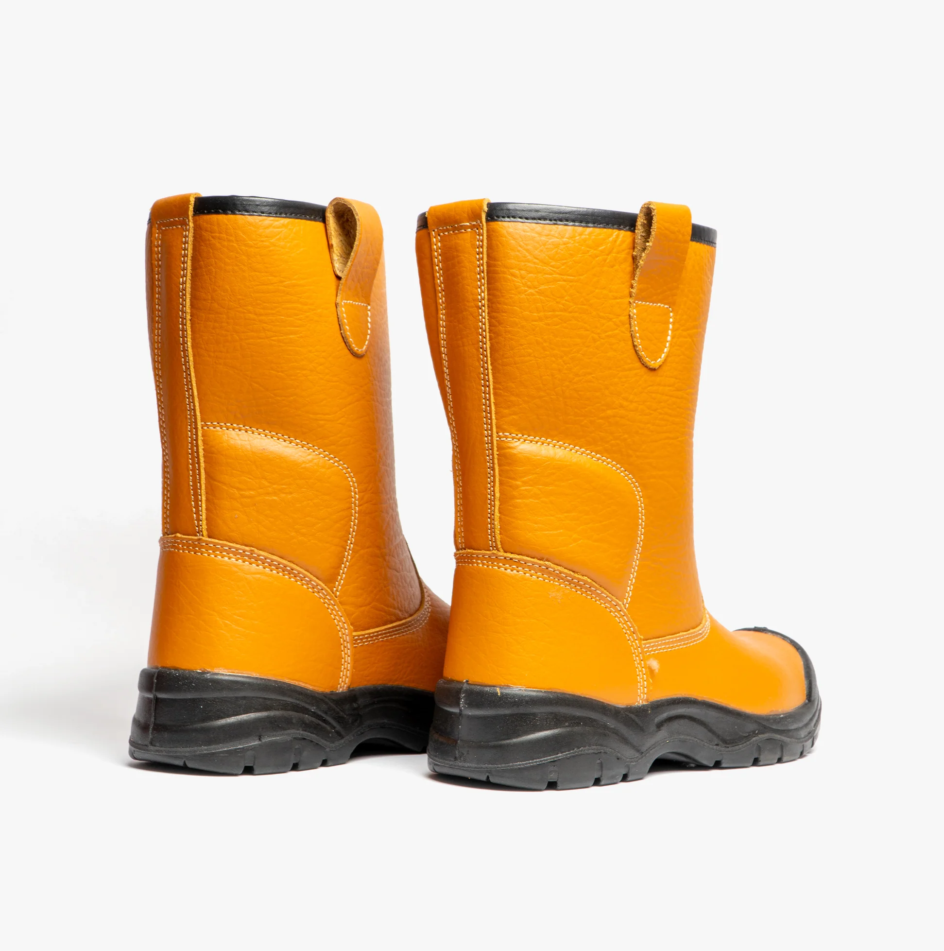 Grafters M239BSM Mens Rigger Safety Boots Tan - Image 3