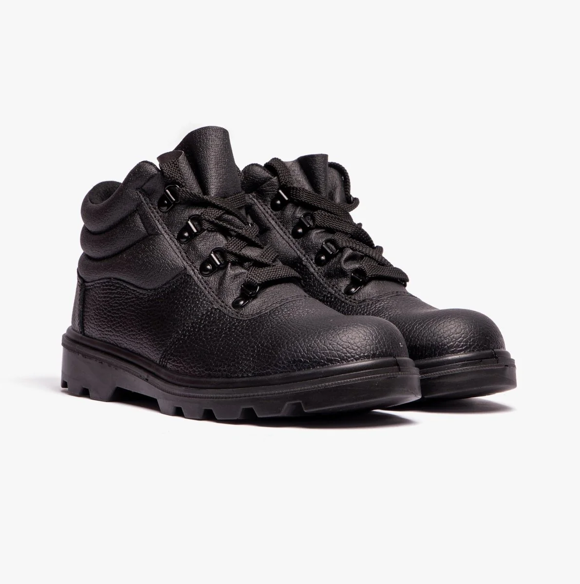 Grafters M240A Unisex Leather Safety Boots Black - Image 8