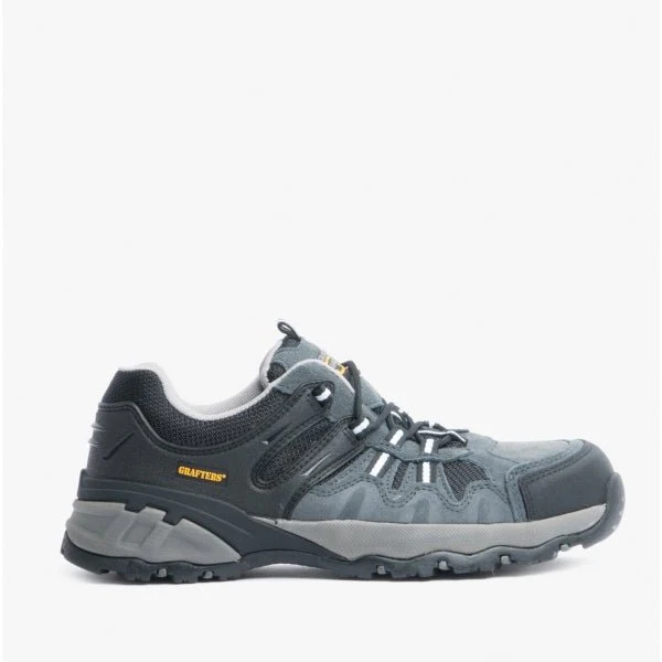 Grafters M504F Unisex Safety Trainers Grey - Image 7
