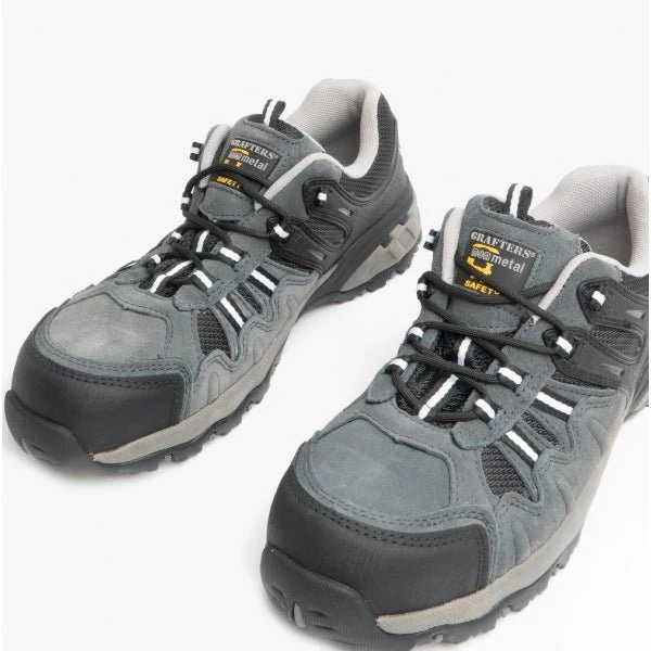 Grafters M504F Unisex Safety Trainers Grey - Image 8