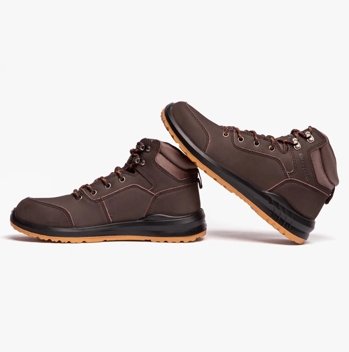 Grafters M513B Unisex Safety Boots Brown - Image 11