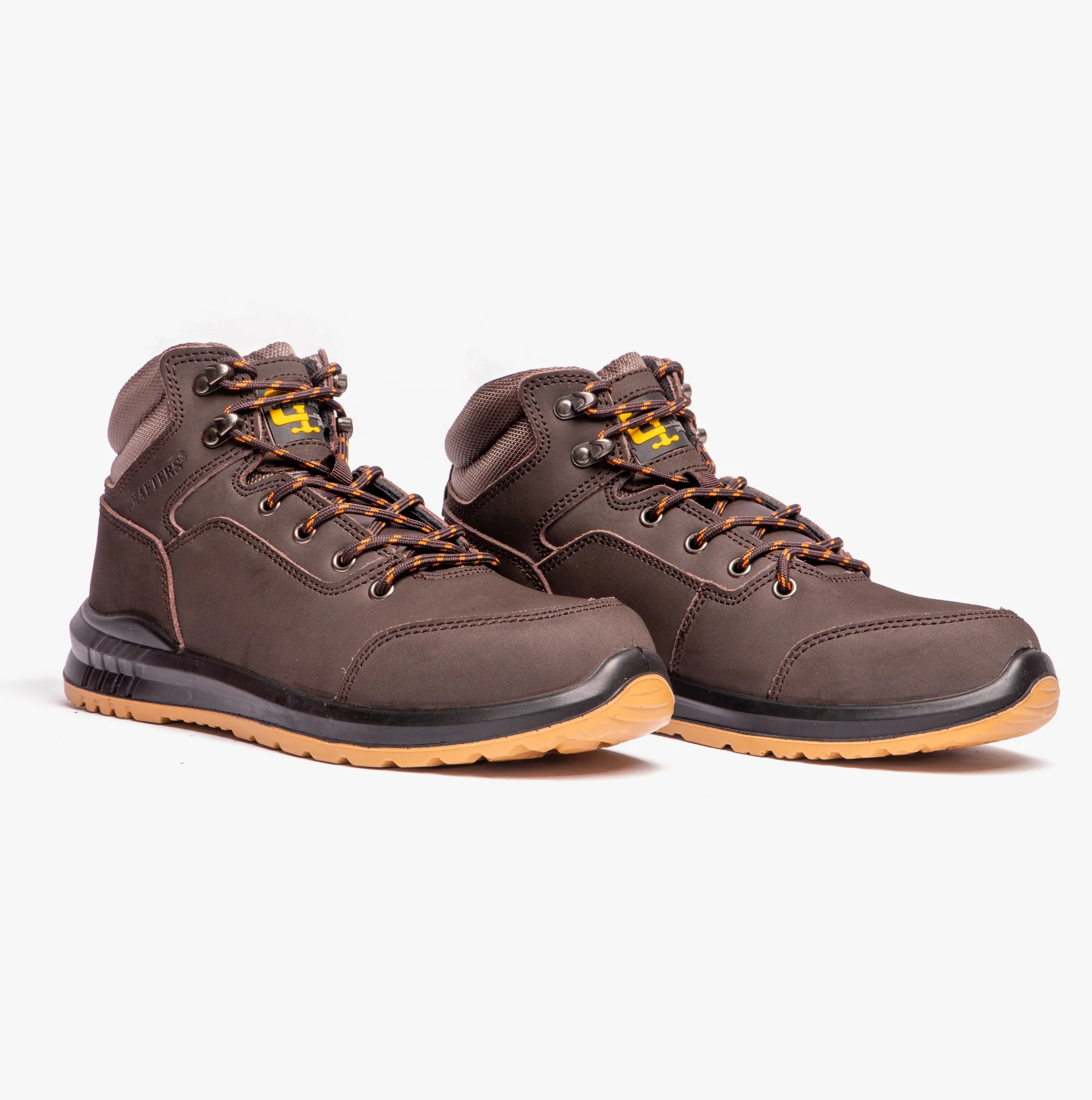 Grafters M513B Unisex Safety Boots Brown - Image 2