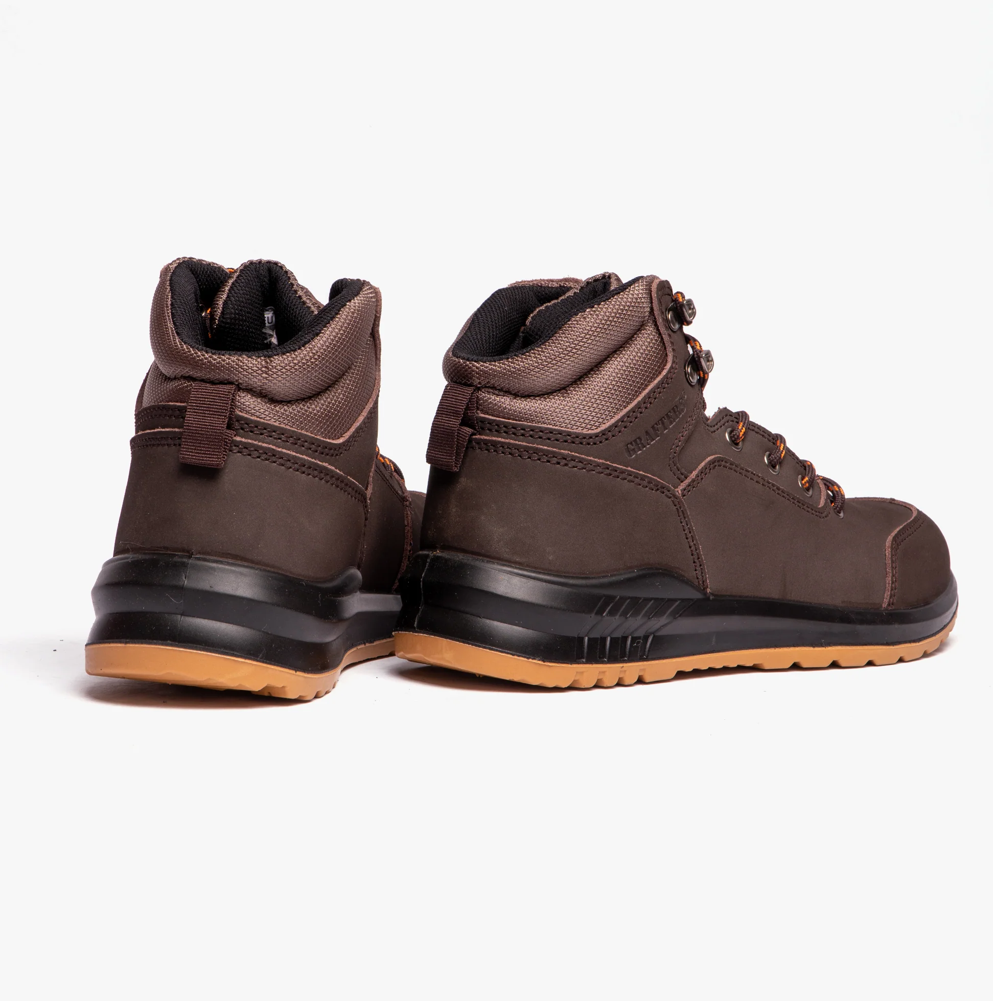 Grafters M513B Unisex Safety Boots Brown - Image 3
