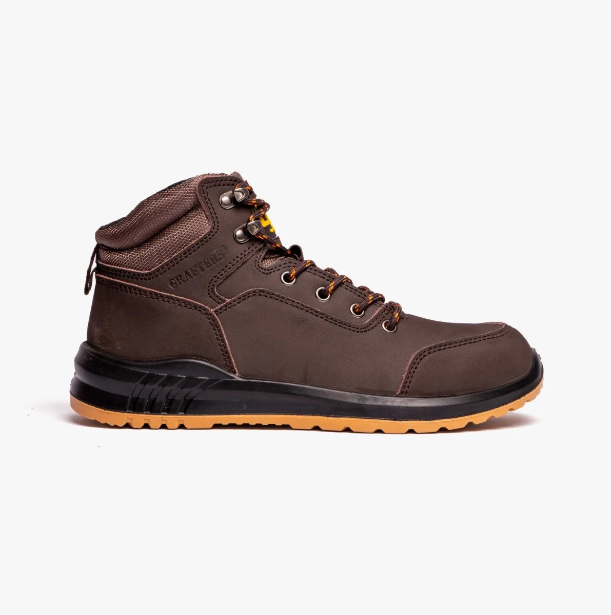 Grafters M513B Unisex Safety Boots Brown - Image 7