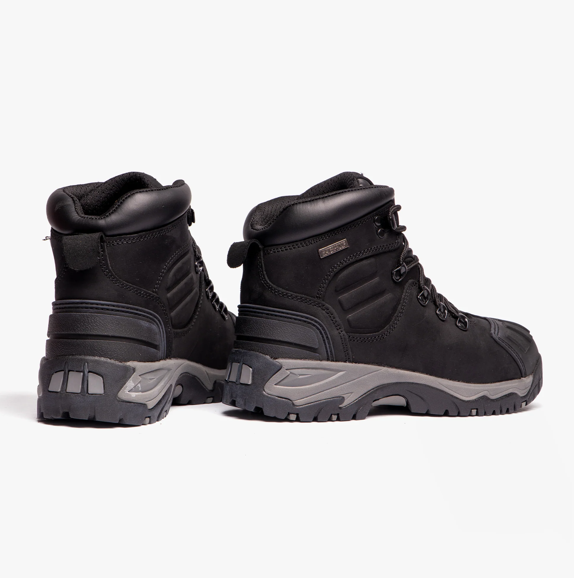 Grafters M514A Mens Leather Safety Boots Black - Image 3
