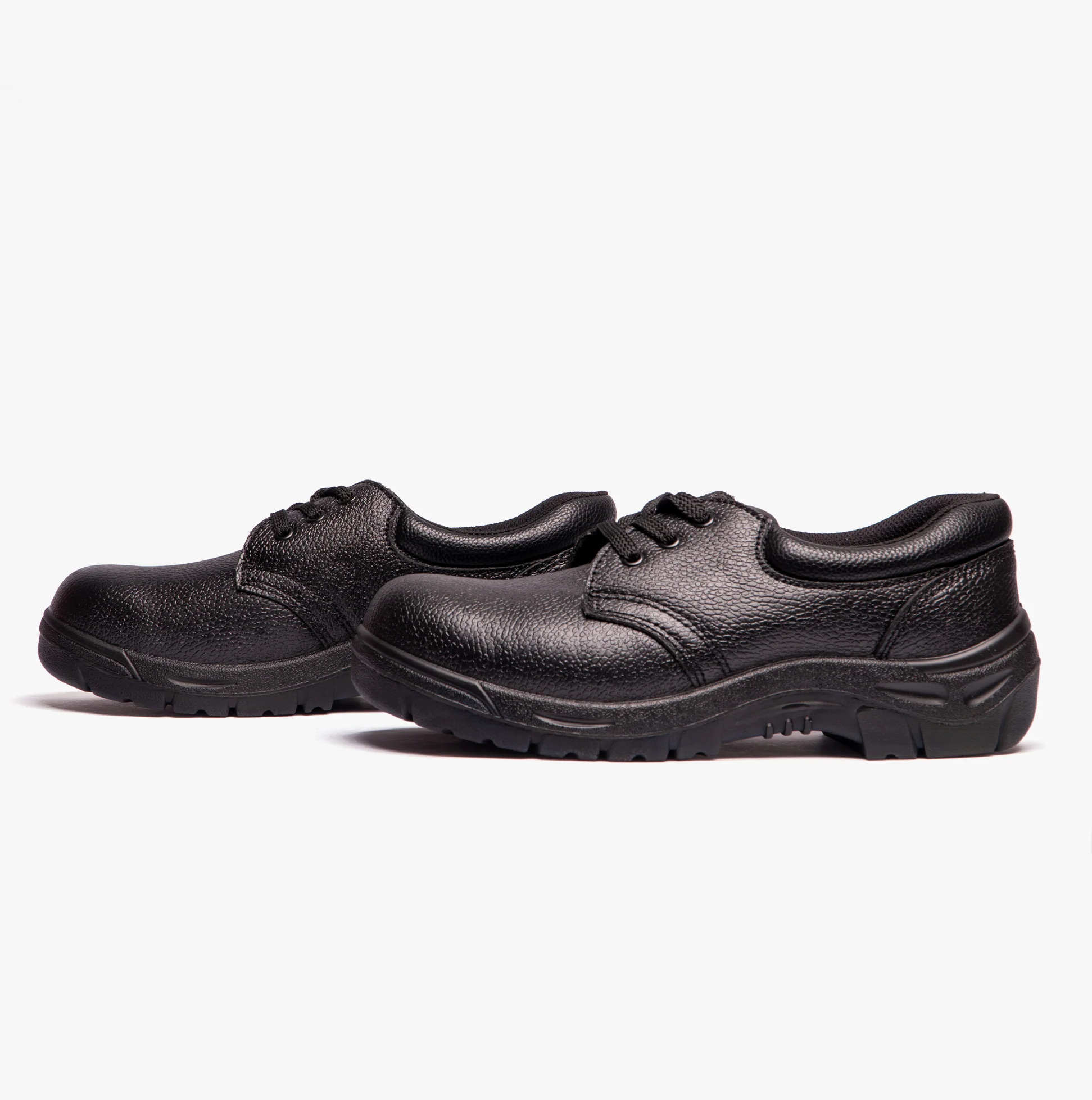 Grafters M530A Mens Leather Safety Shoes Black - Image 4