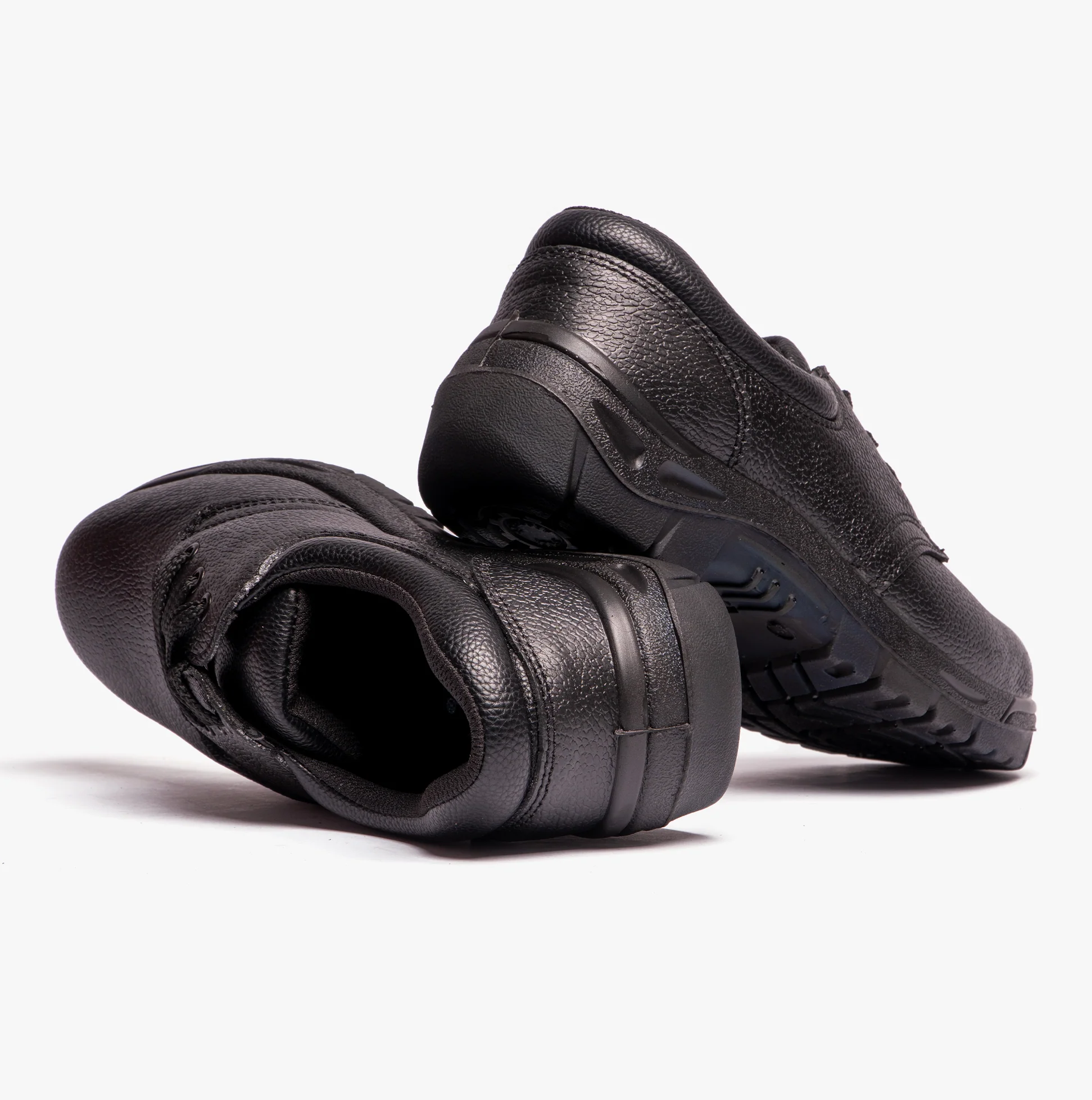 Grafters M530A Mens Leather Safety Shoes Black - Image 6