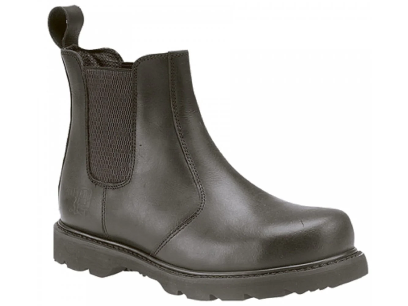 Grafters M539A Unisex Leather Chelsea Safety Boots Black - Image 6