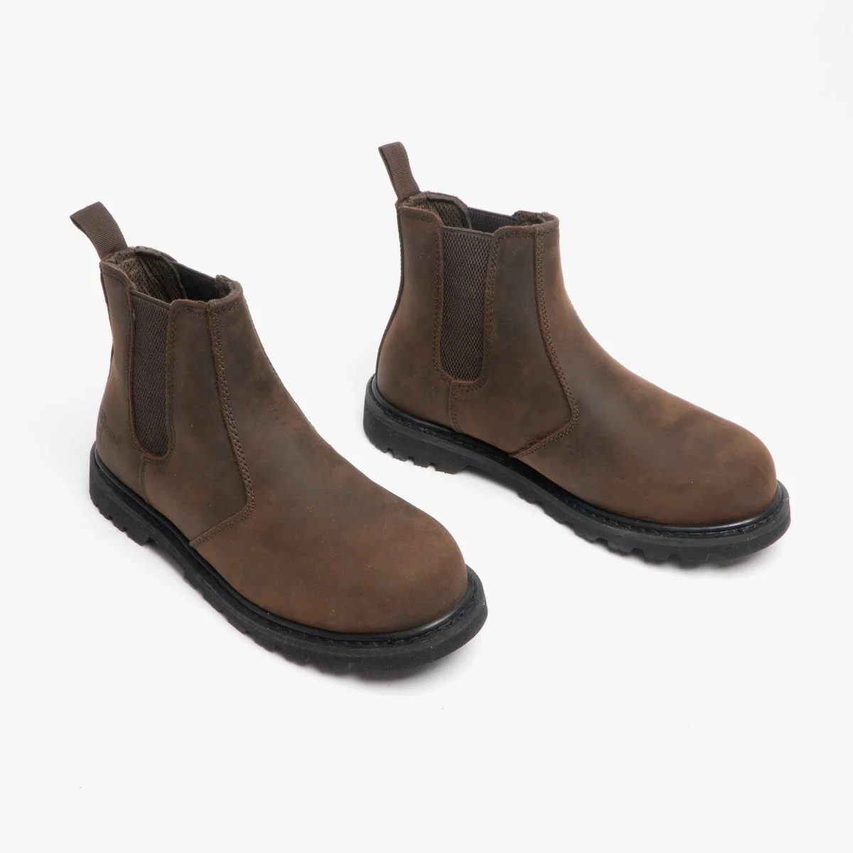 Grafters M539B Unisex Leather Dealer Safety Boots Brown - Image 14