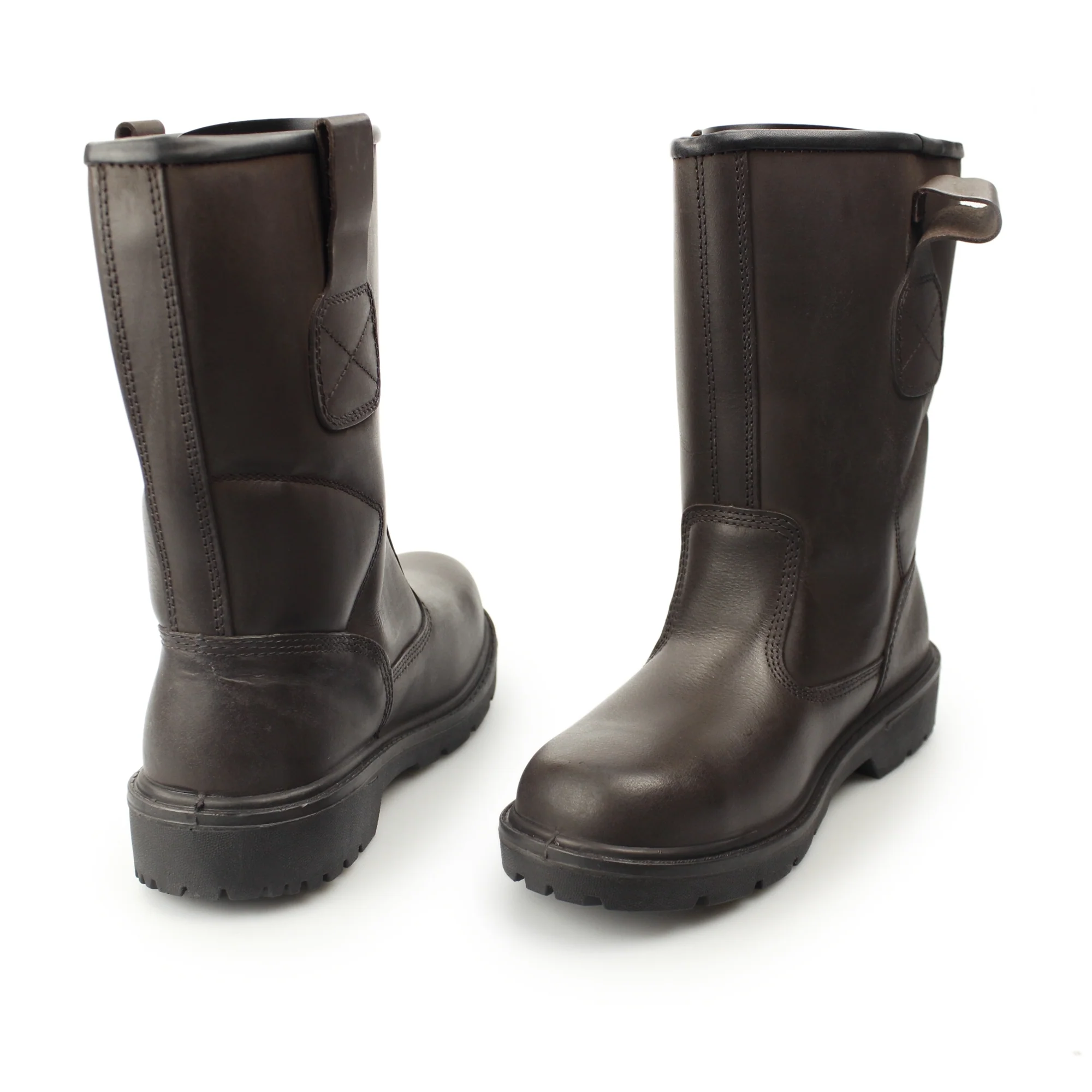 Grafters M560B Mens Leather Rigger Safety Boots Brown - Image 5