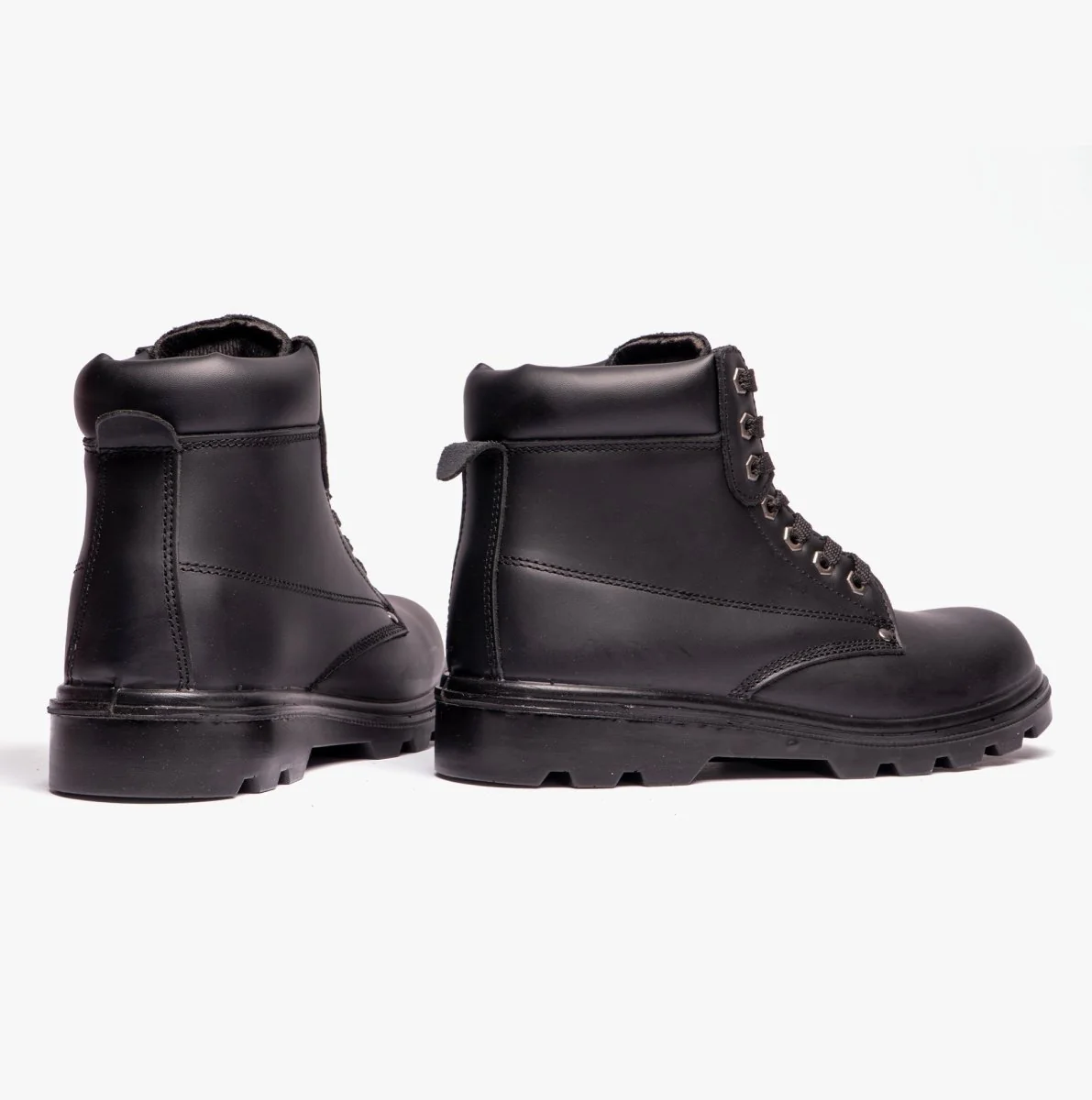 Grafters M569A Unisex Leather Safety Boots Black - Image 10