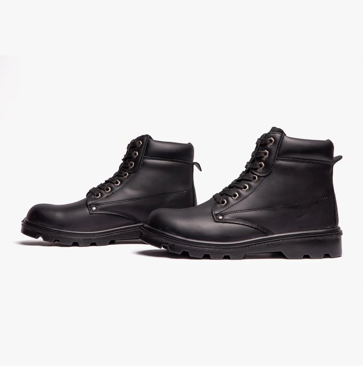 Grafters M569A Unisex Leather Safety Boots Black - Image 12