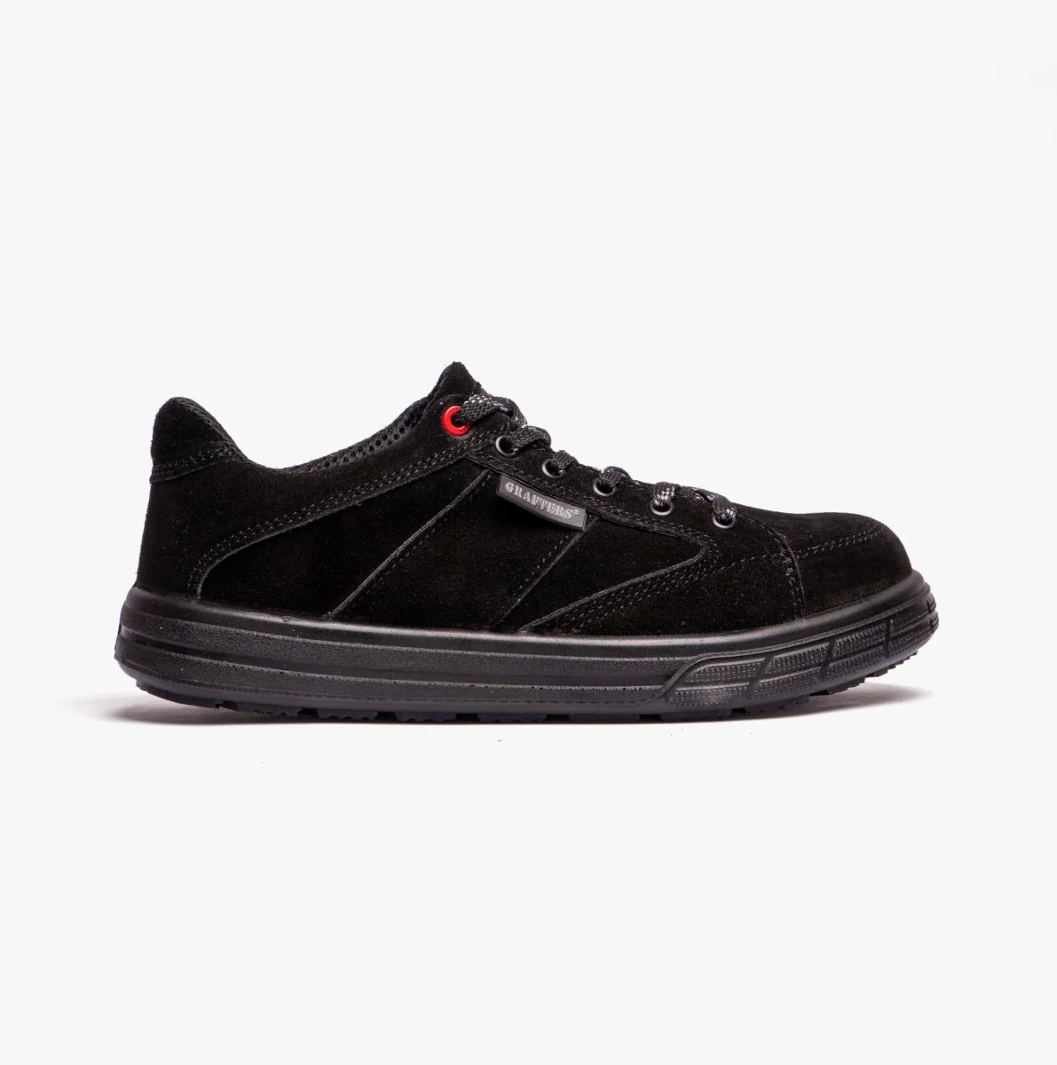 Grafters M9512AS Unisex Skate Safety Shoes Black - Image 7