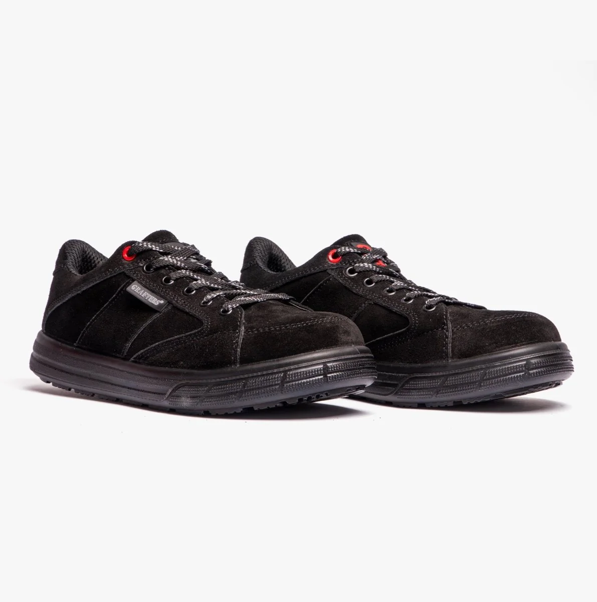 Grafters M9512AS Unisex Skate Safety Shoes Black - Image 8