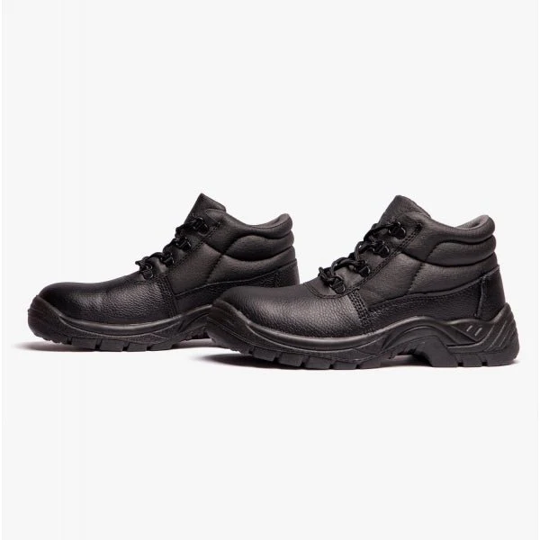 Grafters M9536A+ Unisex Leather Chukka Safety Boots Black (Plus Sizes) - Image 10