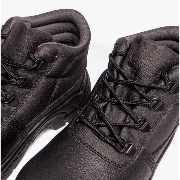 Grafters M9536A+ Unisex Leather Chukka Safety Boots Black (Plus Sizes) - Image 11