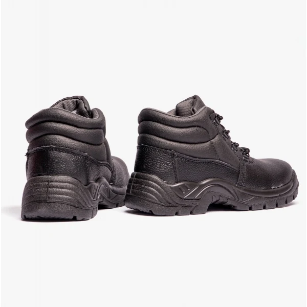 Grafters M9536A+ Unisex Leather Chukka Safety Boots Black (Plus Sizes) - Image 3