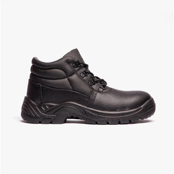 Grafters M9536A+ Unisex Leather Chukka Safety Boots Black (Plus Sizes) - Image 7