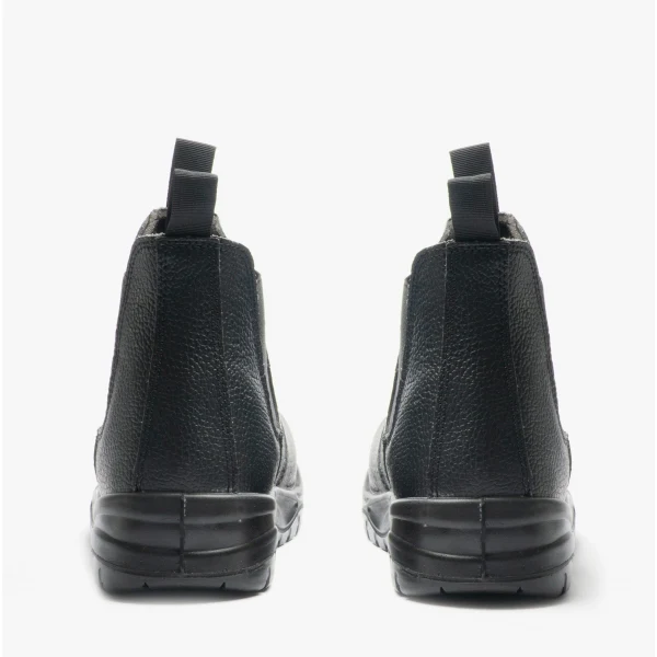 Grafters M955A Mens Leather Chelsea Safety Boots Black - Image 5
