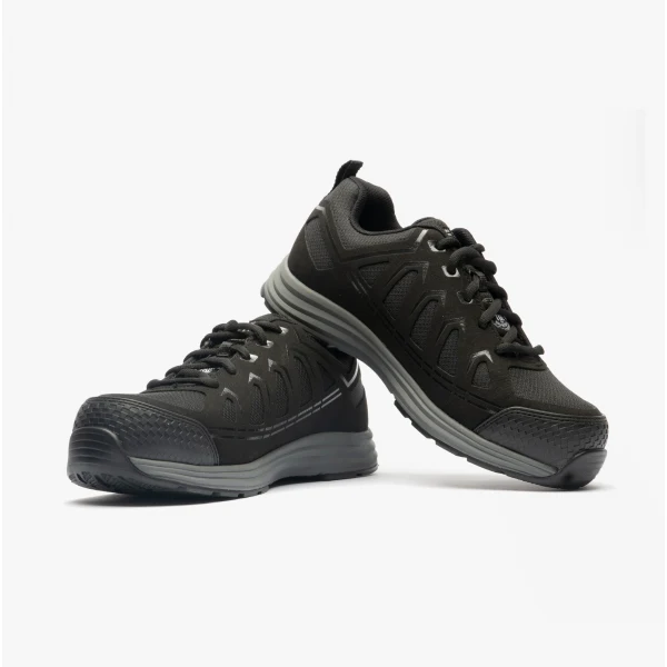 Skechers Work 200127EC MALAD II Mens Safety Trainers Black - Image 4