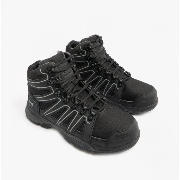 Helly Hansen MANCHESTER MID S3 Unisex Safety Boots Black/Grey - Image 8