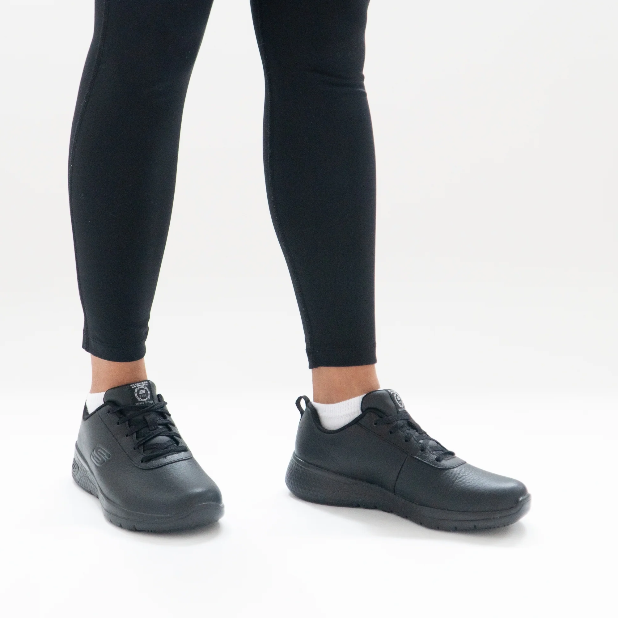 Skechers Work 108010EC MARSING - GMINA SR Womens Occupational Trainers Black - Image 4