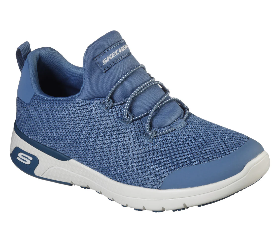Skechers Work 77281EC MARSING - WAIOLA SR Womens Occupational Trainers Blue - Image 4