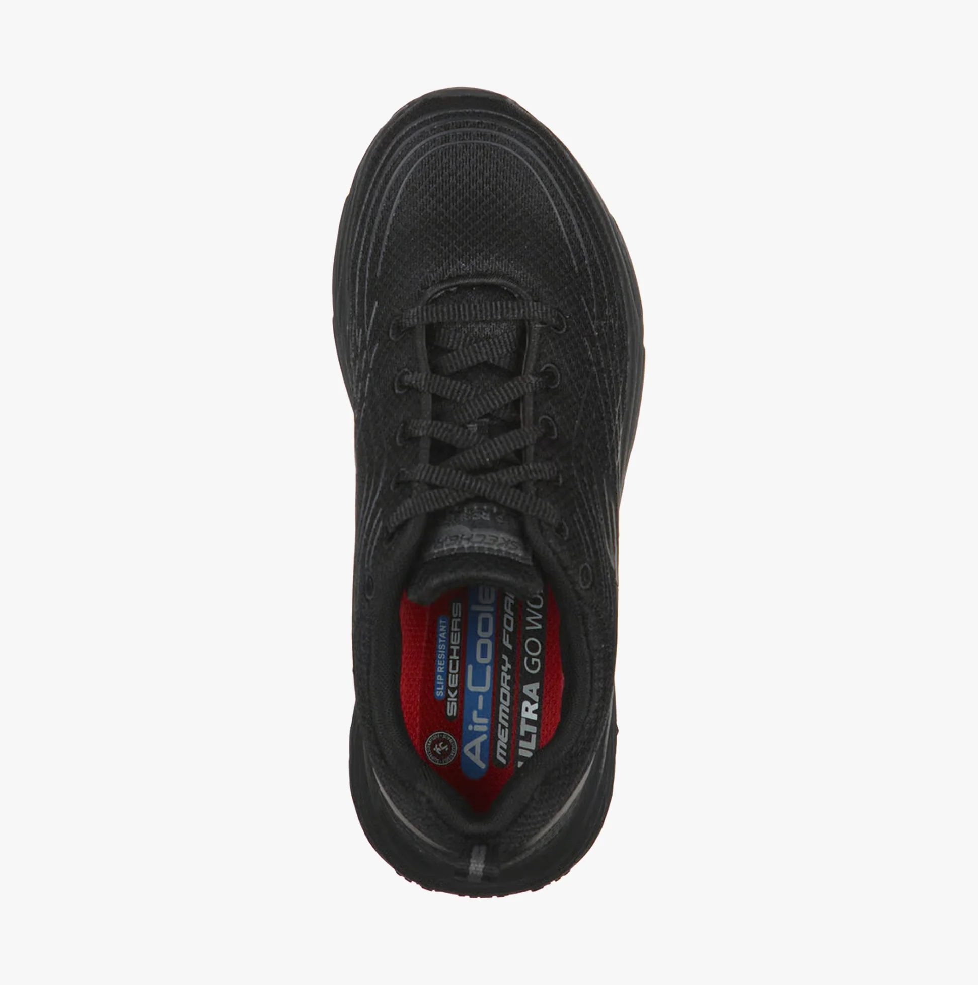 Skechers Work 108016EC MAX CUSHIONING ELITE SR Womens Occupational Trainers Black - Image 3