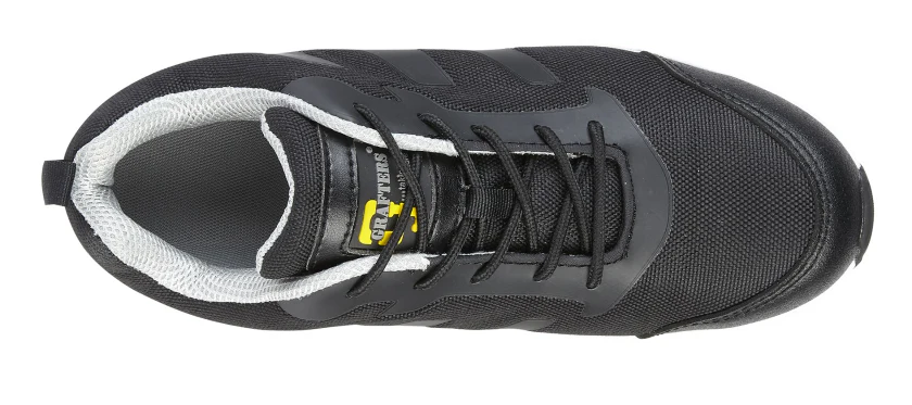 Grafters M080A Mens Safety Trainers Black - Image 2