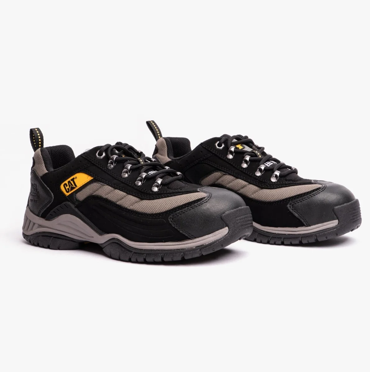 CAT MOOR Unisex Safety Trainers Black - Image 10