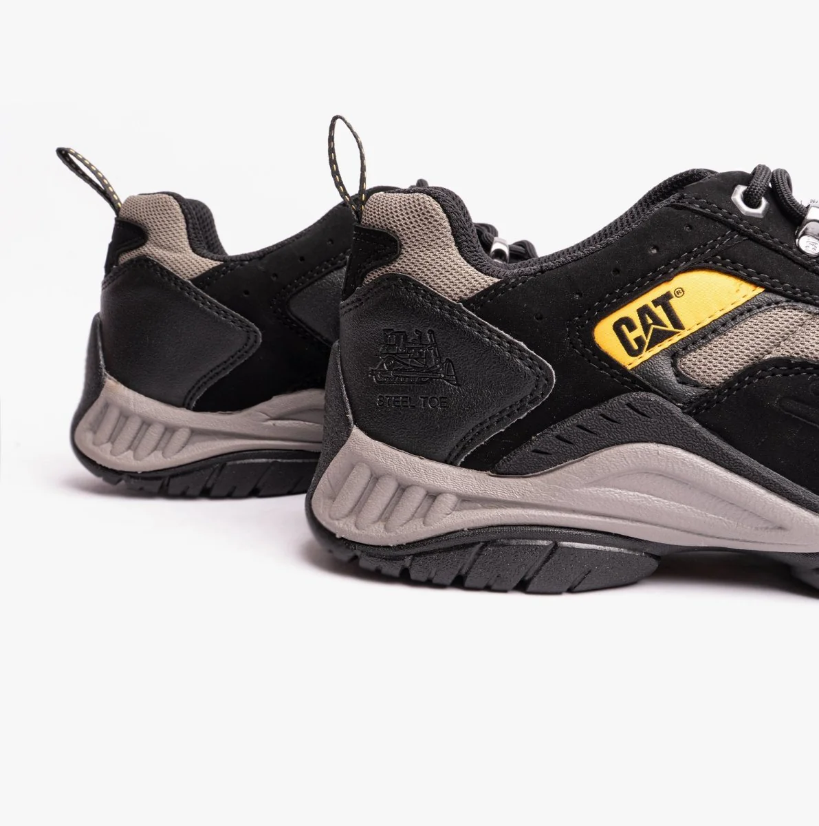 CAT MOOR Unisex Safety Trainers Black - Image 11