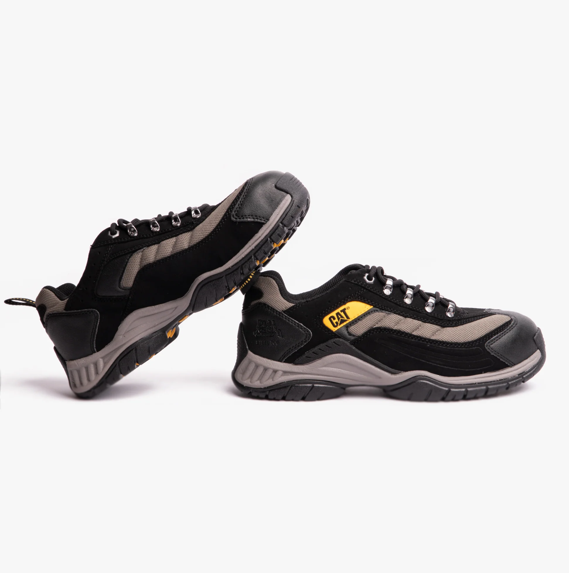 CAT MOOR Unisex Safety Trainers Black - Image 2