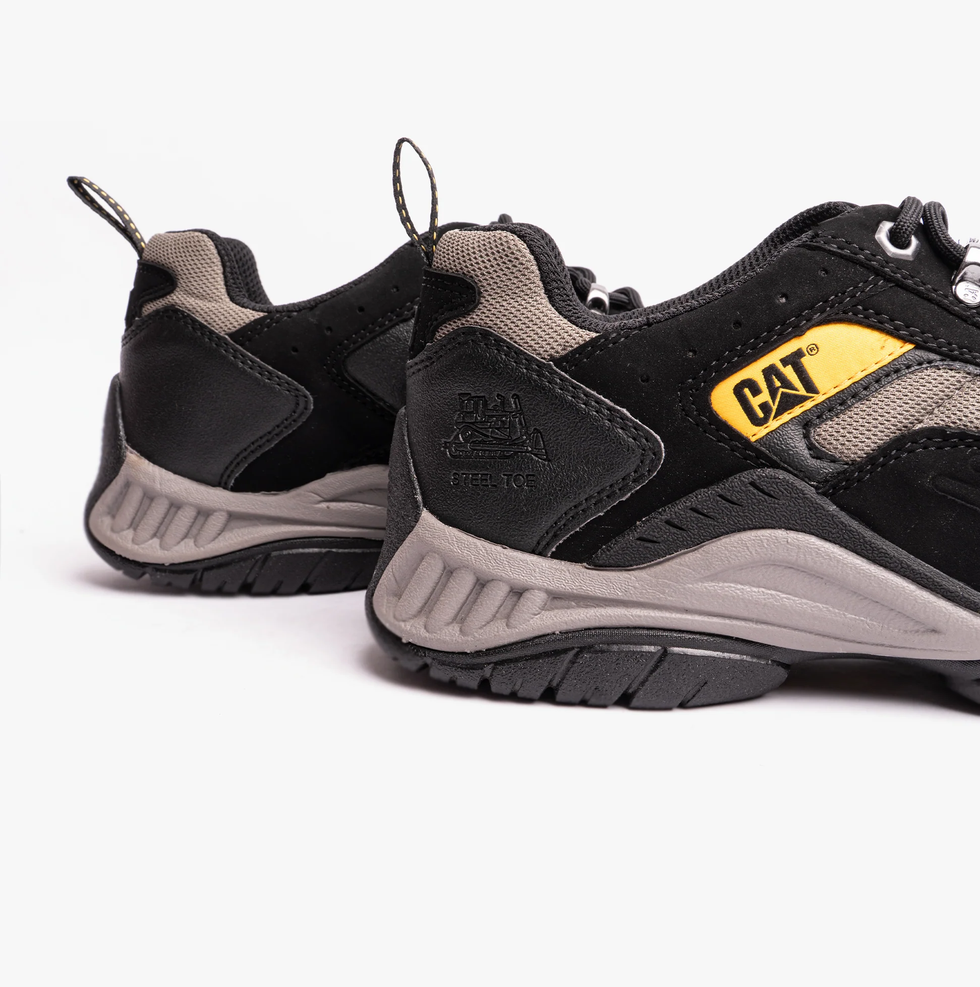 CAT MOOR Unisex Safety Trainers Black - Image 4