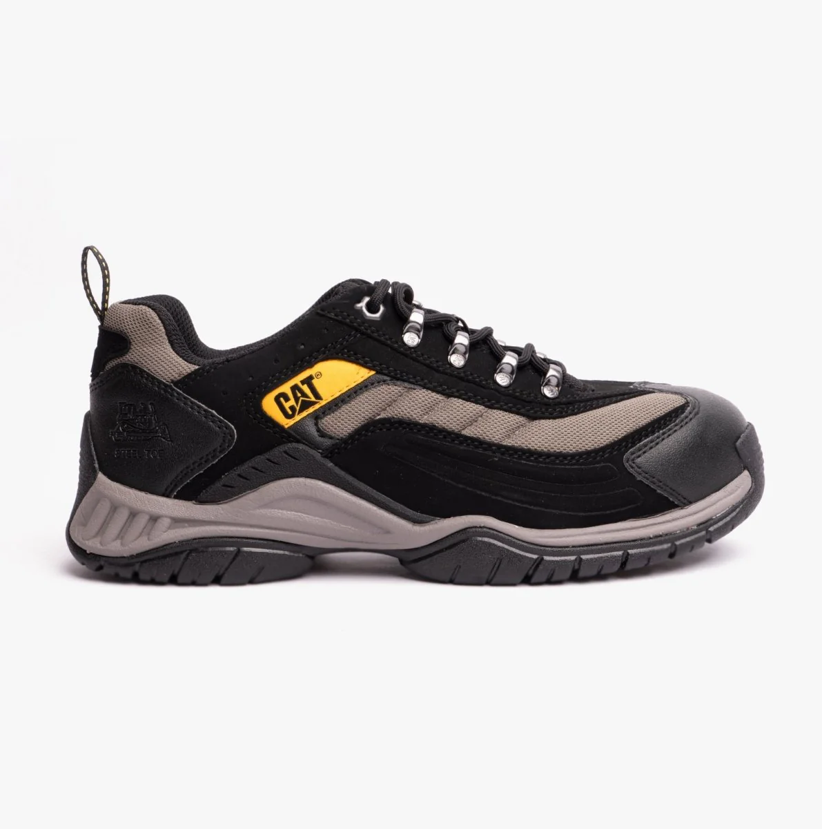 CAT MOOR Unisex Safety Trainers Black - Image 8