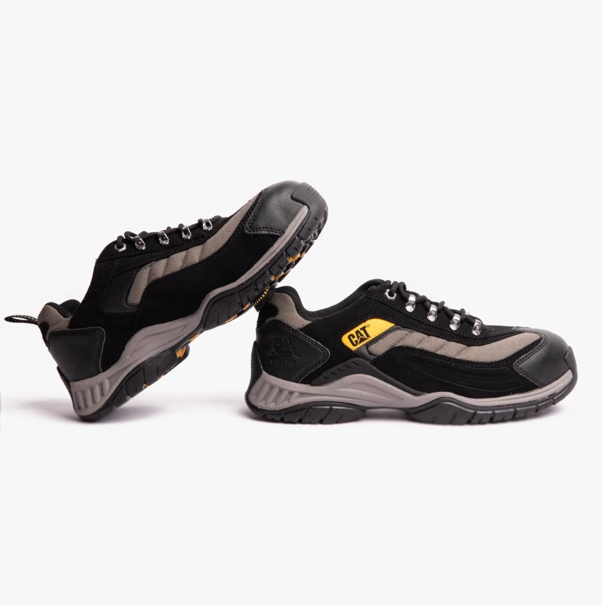 CAT MOOR Unisex Safety Trainers Black - Image 9