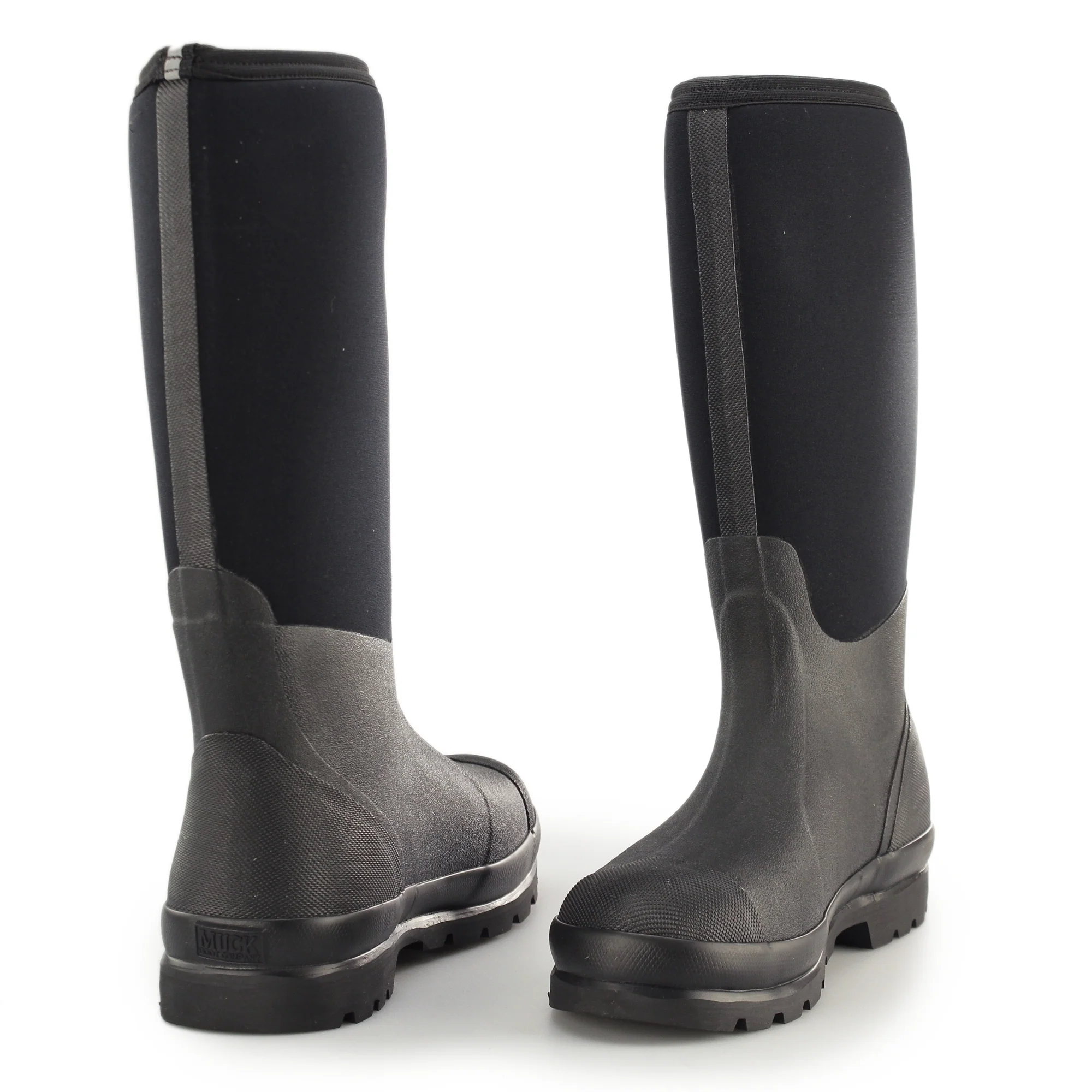 Muck Boots CHORE HI Unisex Rubber Wellington Boots Black - Image 3