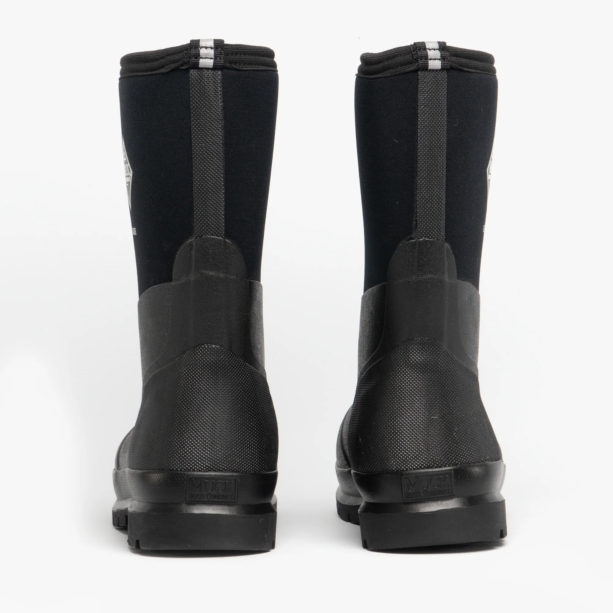 Muck Boots CHORE MID Unisex Rubber Wellington Boots Black - Image 4