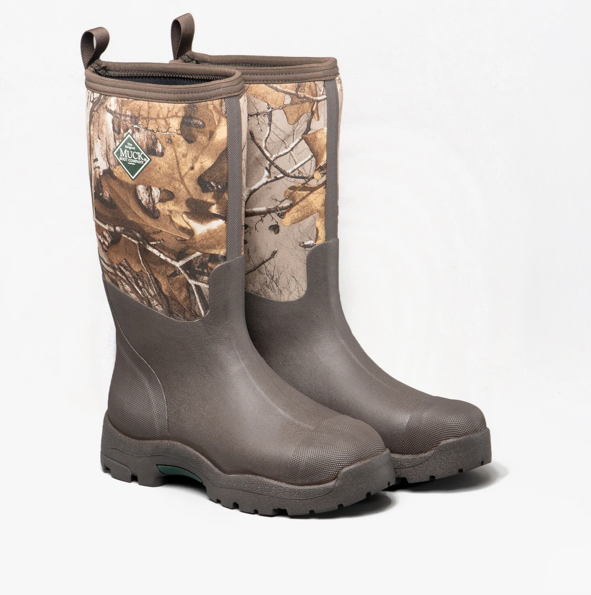Muck Boots DERWENT II Unisex Rubber Wellington Boots Bark - Image 4
